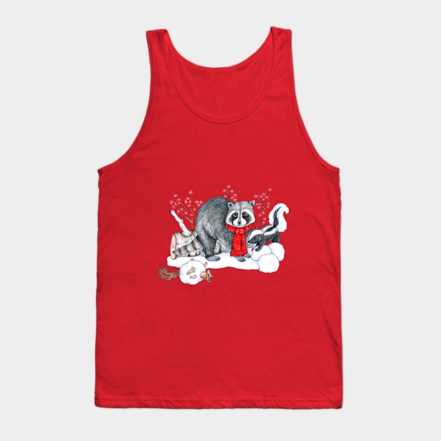 Rolling Snowballs Tank Top by Julie Townsend Studio